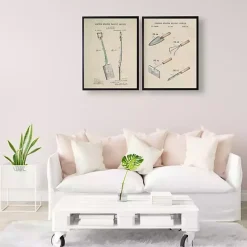 Discount Kirklands Home Garden Tools Patent Framed Art Print
