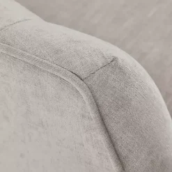 Kirklands Home Gayla Taupe Button Tufted Swivel Accent Chair Gray