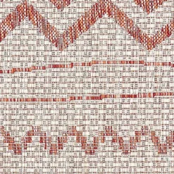 Clearance Kirklands Home Geometric Stripe Sun Shower Outdoor Area Rug, 7x9