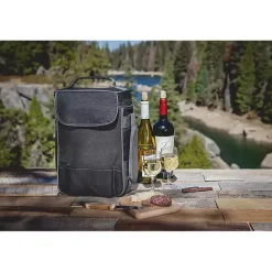 Discount Kirklands Home Georgia Tech Yellow Jackets Wine & Cheese Tote Black