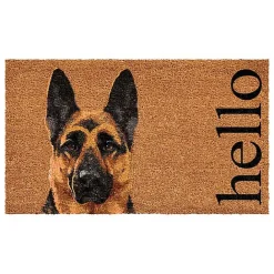 Outlet Kirklands Home German Shepherd Hello Doormat