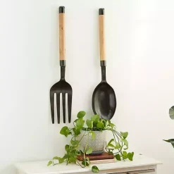Hot Kirklands Home Giant 2-pc. Spoon And Fork Wall Sculptures