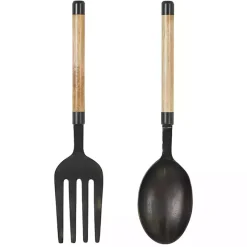Hot Kirklands Home Giant 2-pc. Spoon And Fork Wall Sculptures