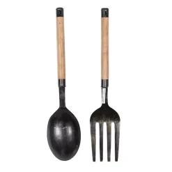 Hot Kirklands Home Giant 2-pc. Spoon And Fork Wall Sculptures