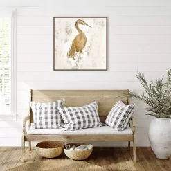 Best Kirklands Home Gilded Heron I Canvas Art Print
