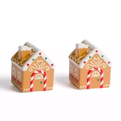 Outlet Kirklands Home Gingerbread House 2-pc. Salt & Pepper Shaker Set Brown