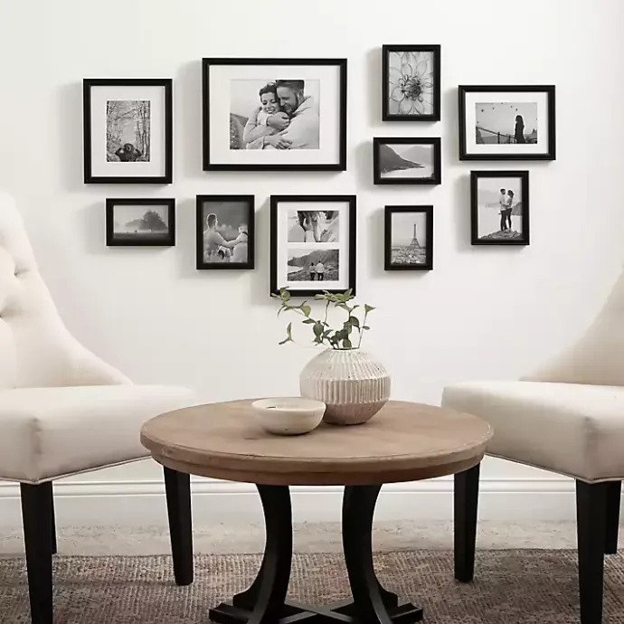 Clearance Kirklands Home Glam Black 10-pc. Gallery Wall Frame Set