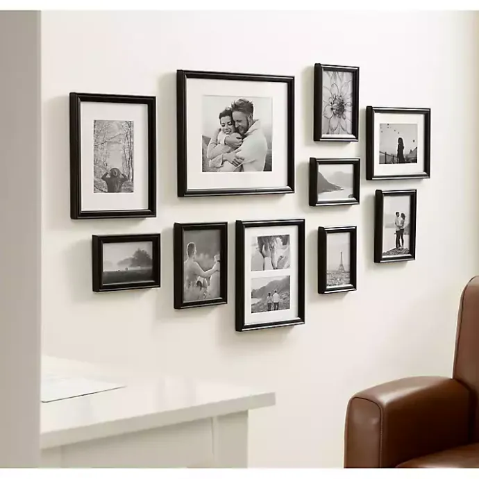 Clearance Kirklands Home Glam Black 10-pc. Gallery Wall Frame Set