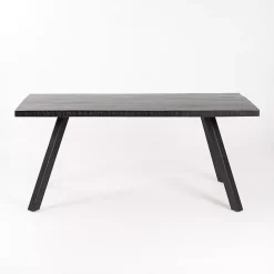 Best Kirklands Home Glenn Midnight Wood Rectangular Dining Table Black