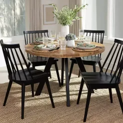 Outlet Kirklands Home Glenn Natural Wood Dining Table Tan