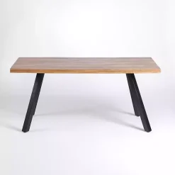 Best Kirklands Home Glenn Natural Wood Rectangular Dining Table Brown