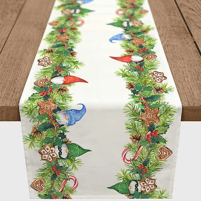 Discount Kirklands Home Gnome and Cookies Twill Table Runner, 90 in. Multi