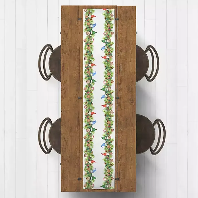 Discount Kirklands Home Gnome and Cookies Twill Table Runner, 90 in. Multi