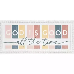 Hot Kirklands Home God is Good All The Time Wall Plaque