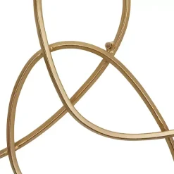 New Kirklands Home Abstract Rings Metal Wall Plaque Gold