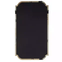 Best Kirklands Home Gold Adelaide Scalloped Rectangular Wall Mirror