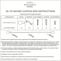 Best Kirklands Home Gold Aged Mercury Sphere Curtain Rod, 72 in.