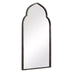 Hot Kirklands Home Gold and Bronze Metal Arch Mirror