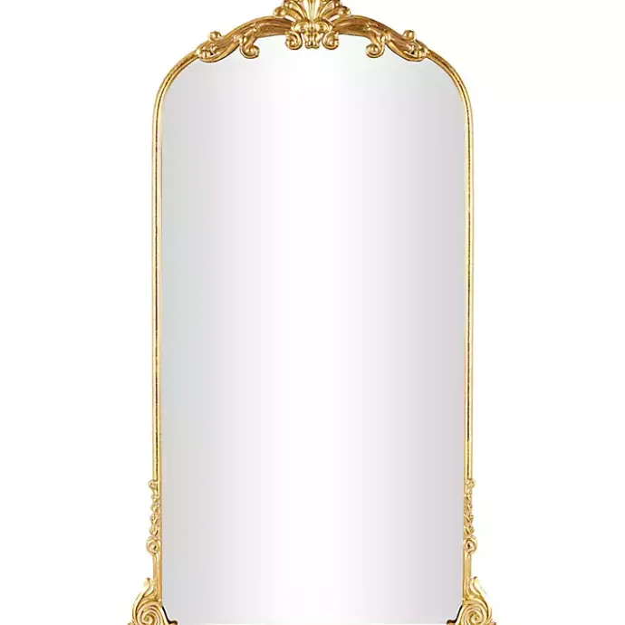 Hot Kirklands Home Gold Arched Baroque Mirror