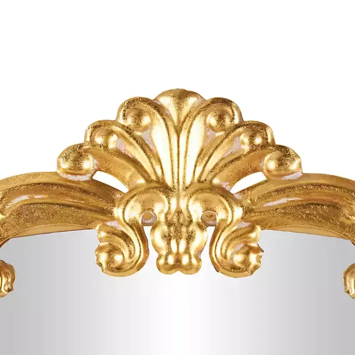 Hot Kirklands Home Gold Arched Baroque Mirror