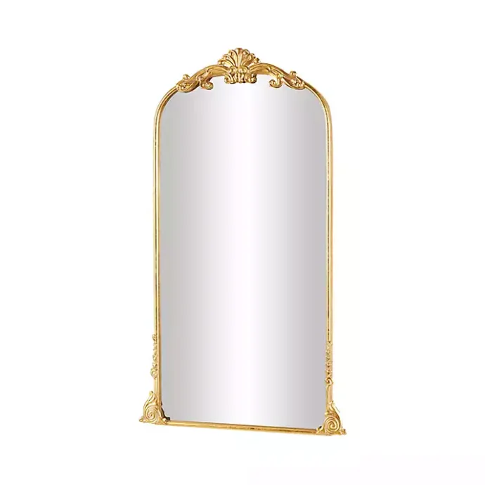 Hot Kirklands Home Gold Arched Baroque Mirror