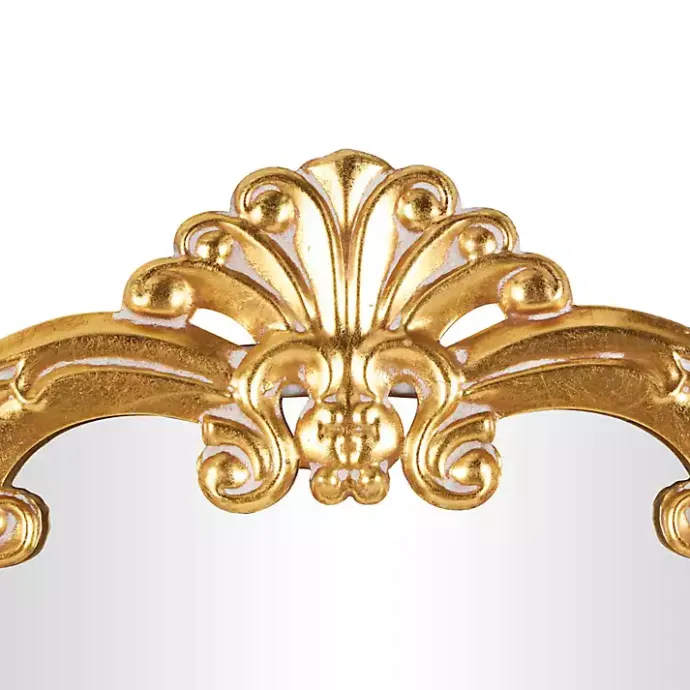 Discount Kirklands Home Gold Arched Baroque Wall Mirror