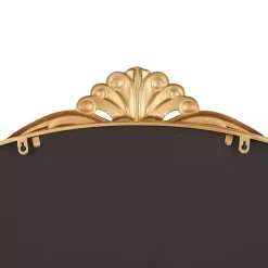 Discount Kirklands Home Gold Arched Baroque Wall Mirror