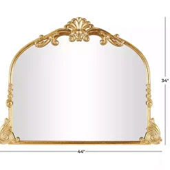 Discount Kirklands Home Gold Arched Baroque Wall Mirror
