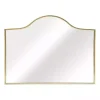 Kirklands Home Gold Arched Rectangle Wall Mirror