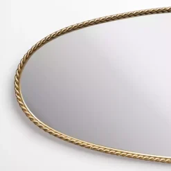 Kirklands Home Gold Artemis Twist Frame Wall Mirror