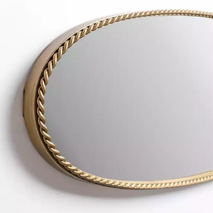 Kirklands Home Gold Artemis Twist Frame Wall Mirror