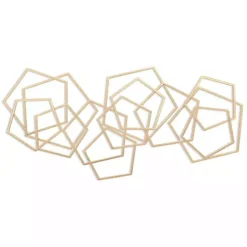 Sale Kirklands Home Astraga Pentagon Plaque Gold