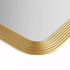 Outlet Kirklands Home Gold Aurelia Fluted Wall Mirror