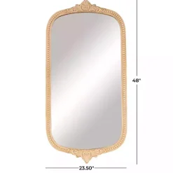 Sale Kirklands Home Gold Beaded Scroll Frame Wall Mirror