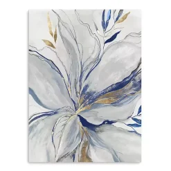 Online Kirklands Home Gold Charcoal Bloom Canvas Art Print, 30x40 in.