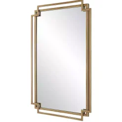 Online Kirklands Home Gold Double Frame Wall Mirror