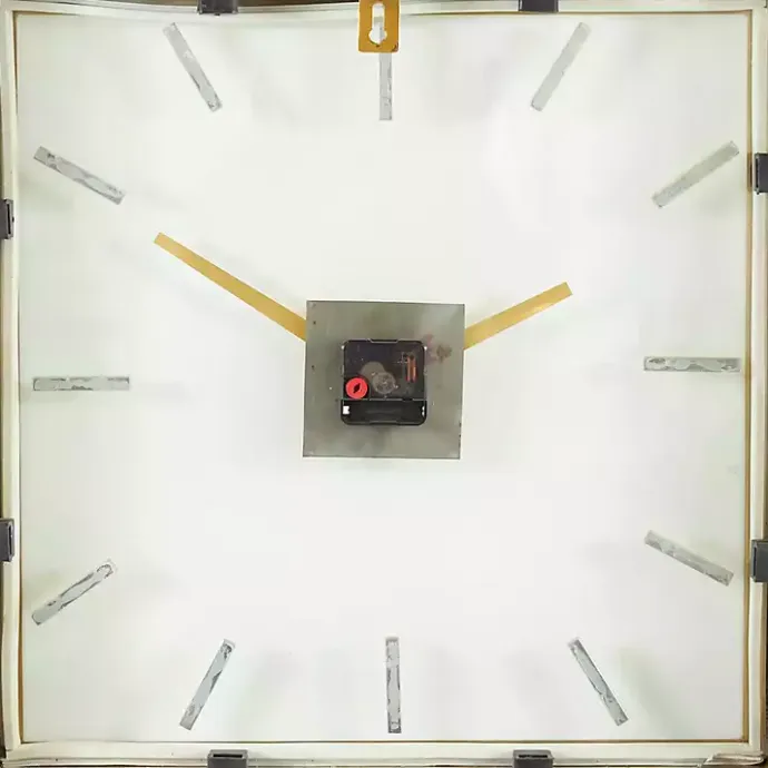 Kirklands Home Gold Frame & Clear Face Wall Clock