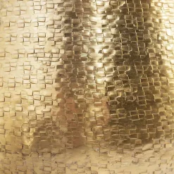 New Kirklands Home Hammered Metal Retta Planter Gold