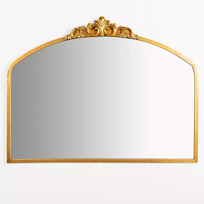 Kirklands Home Gold Lana Half Arch Ornate Wall Mirror