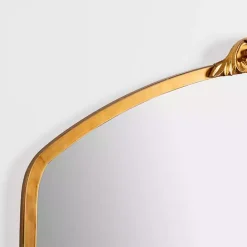Kirklands Home Gold Lana Half Arch Ornate Wall Mirror