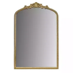 Discount Kirklands Home Gold Lilbeth Baroque Beaded Wall Mirror
