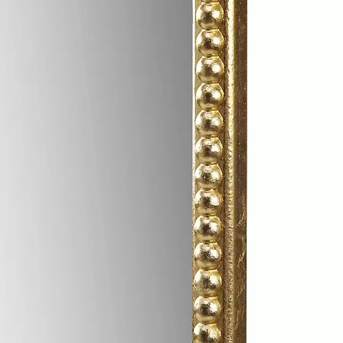 Discount Kirklands Home Gold Lilbeth Baroque Beaded Wall Mirror
