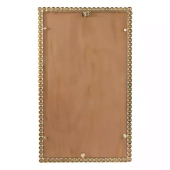 Online Kirklands Home Gold Metal Beaded Frame Wall Mirror