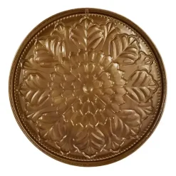 Hot Kirklands Home Metal Floral Embossed Wall Sculpture Gold