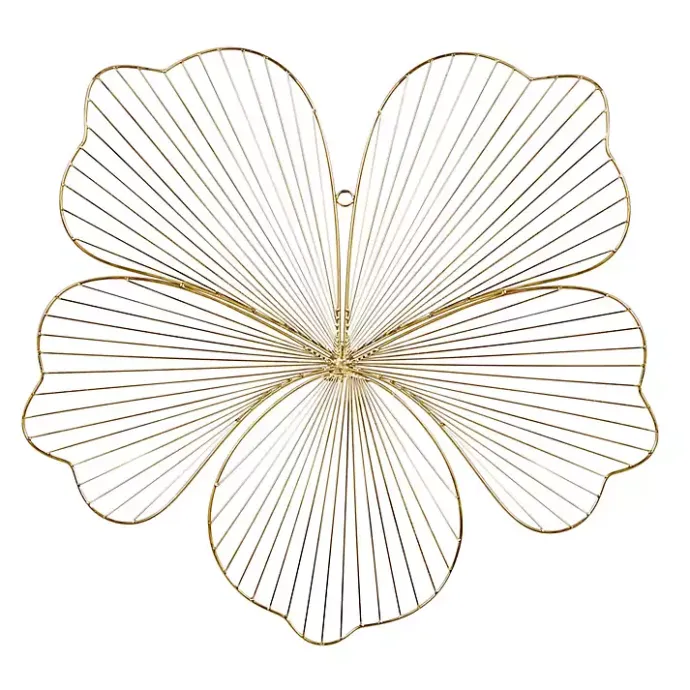 Discount Kirklands Home Metal Frame Floral Wall Plaques, Set of 3 Gold