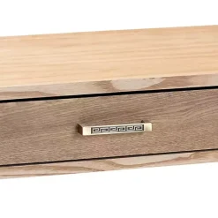 Kirklands Home Gold Metal Frame Two-Drawer Console Table