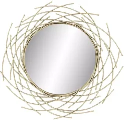 Clearance Kirklands Home Gold Metal Glam Layered Mirror