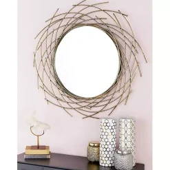 Clearance Kirklands Home Gold Metal Glam Layered Mirror