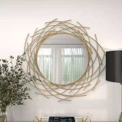 Clearance Kirklands Home Gold Metal Glam Layered Mirror