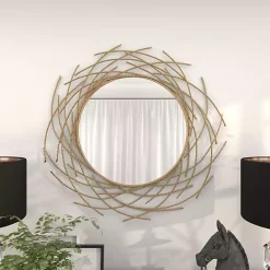 Clearance Kirklands Home Gold Metal Glam Layered Mirror